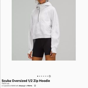 lulu oversized crop hoodie